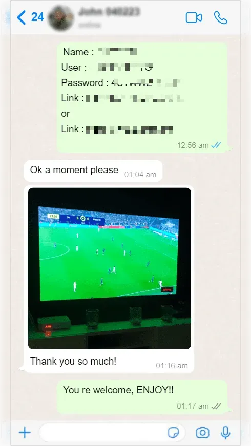 Preuve WhatsApp de Karim S.